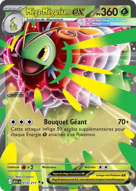 Mega Meganium Ex - Héros Transcendants - 010/217