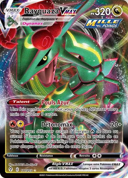 Rayquaza V Max -Evolution Céleste - 111/203