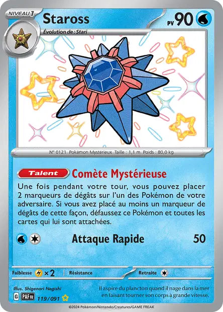 Staross shiny- Destinées de Paldea - 119/091