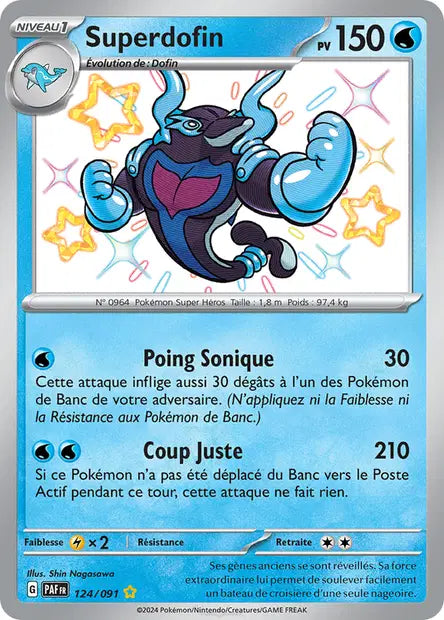 Superdofin shiny- Destinées de Paldea - 124/091
