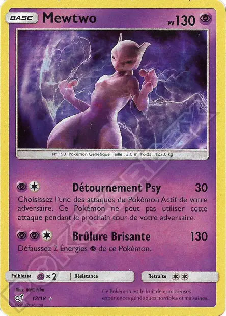 Mewtwo Holo - Détective Pikachu - 12/18