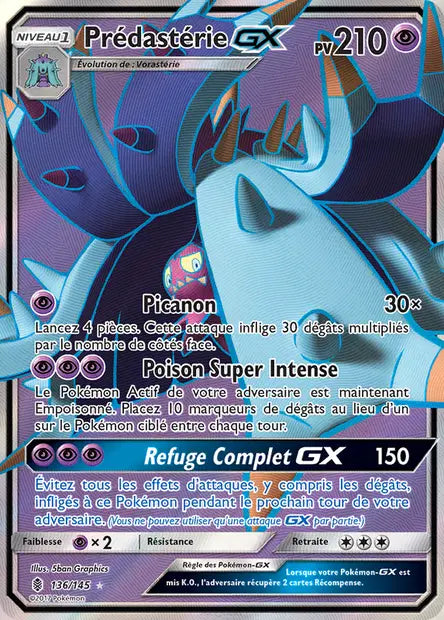 Predasterie GX Full art - Gardiens Ascendants - 136/145