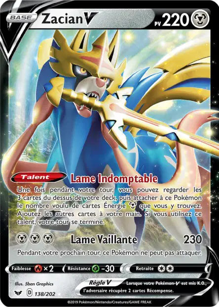Zacian V - Epée et Bouclier - 138/202
