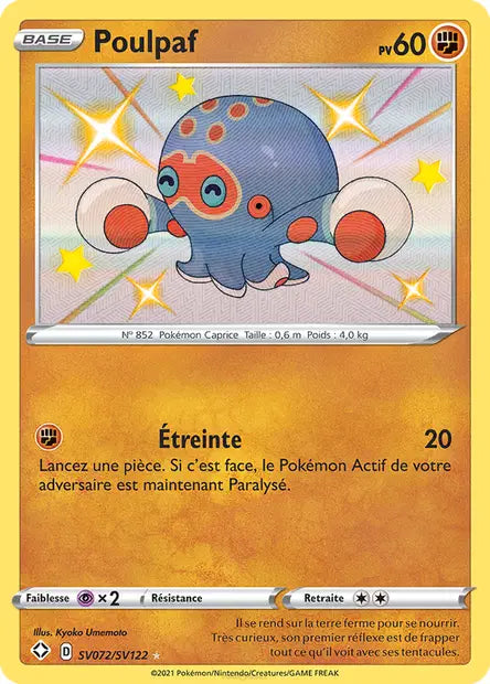 Poulpaf Shiny - Destinées Radieuses - SV072/SV122