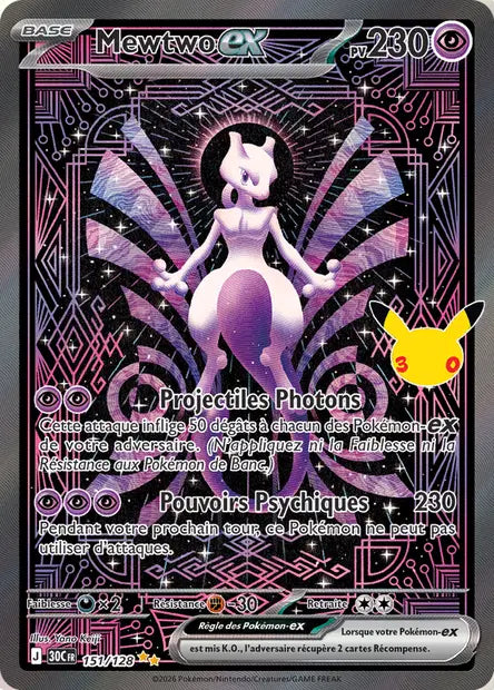 Mewtwo Alternative - 30e Anniversaire -151/128