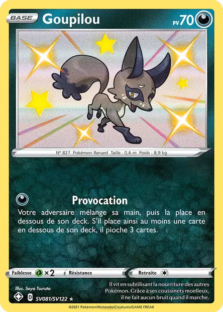 Goupilou Shiny - Destinées Radieuses - SV081/SV122