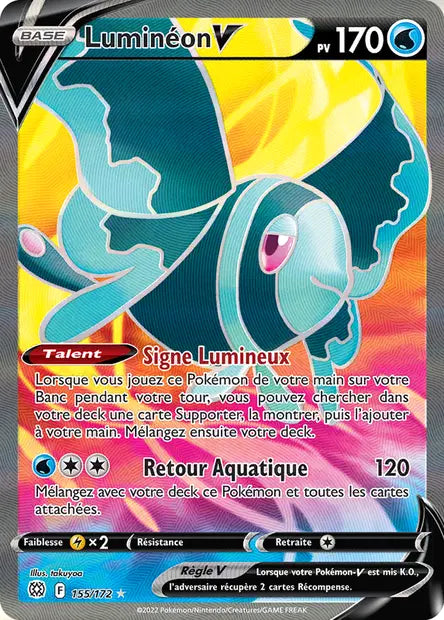 Lumineon V Full art - Stars Etincelantes - 155/172