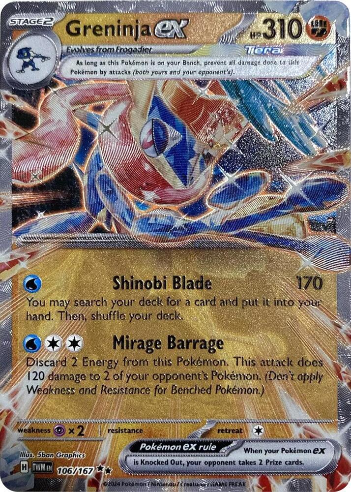 Greninja Ex Metal - Promo UPC Mascarade Crépusculaire - 106/167
