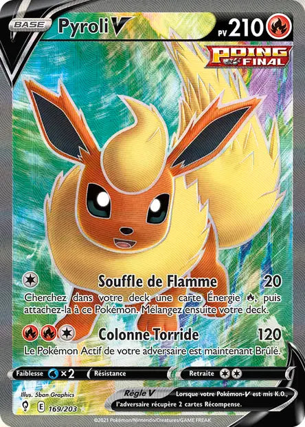 Pyroli V Full art - Evolution Céleste - 169/203