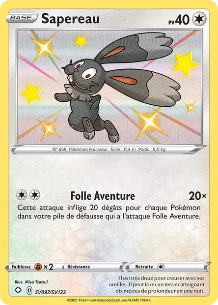 Sapereau Shiny - Destinées Radieuses - SV097/SV122