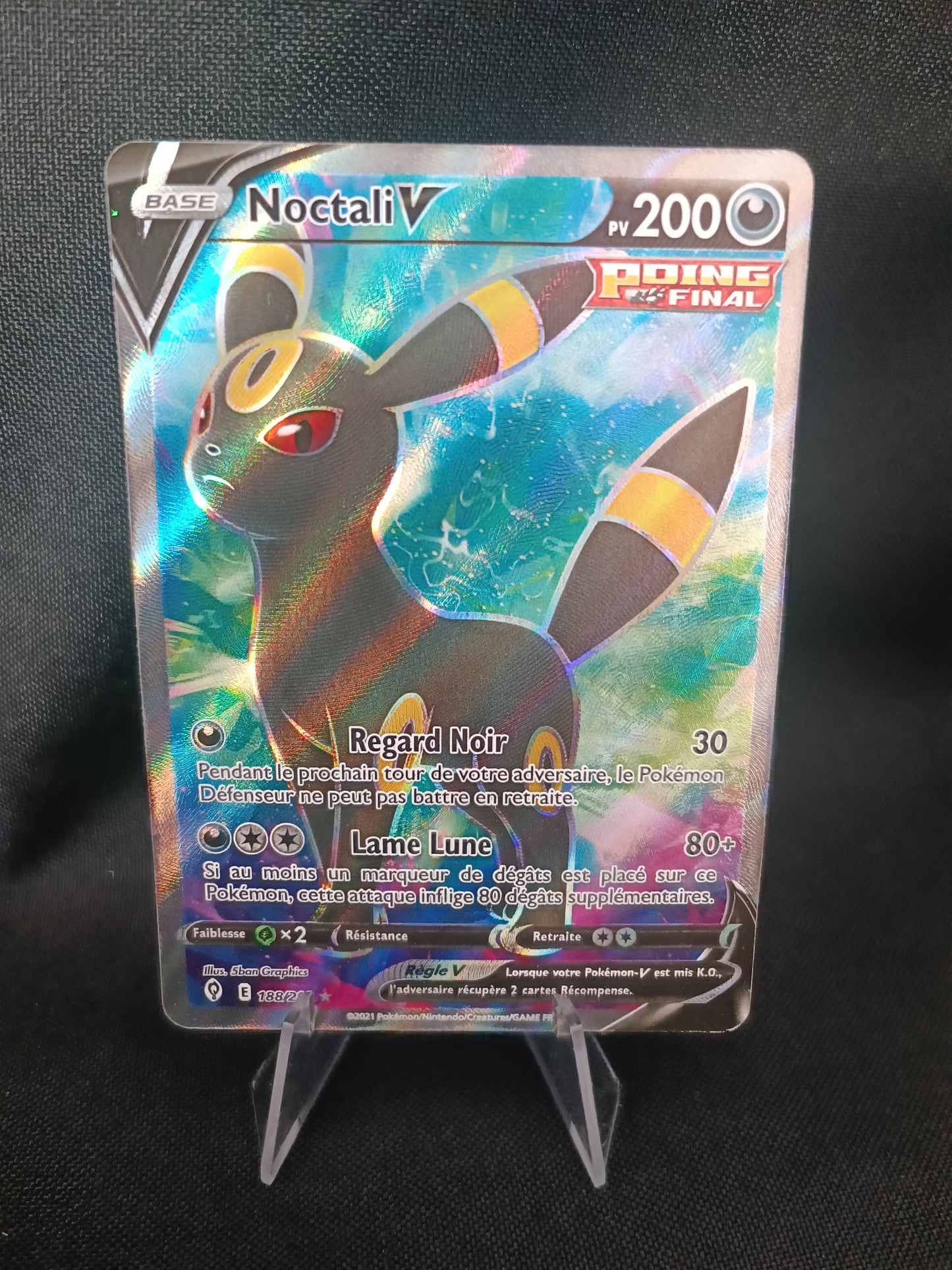 Noctali V Full art - Evolution Céleste - 188/203