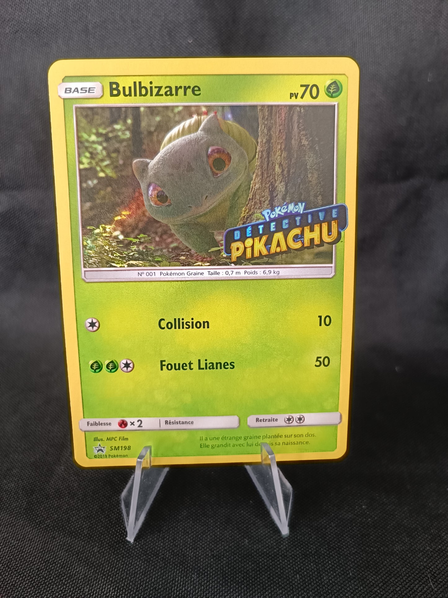 Bulbizarre Holo - Stamp Détective Pikachu - SM198