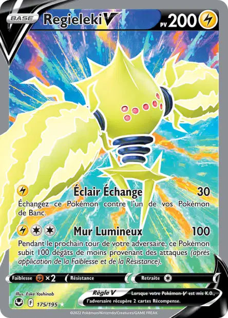 Regieleki V Full art - Tempête argentée - 175/195