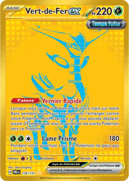 Vert de Fer Gold -Evolutions Prismatiques - 176/131