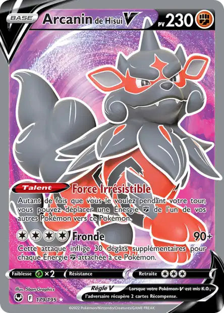 Arcanin V Full art - Tempête argentée - 179/195