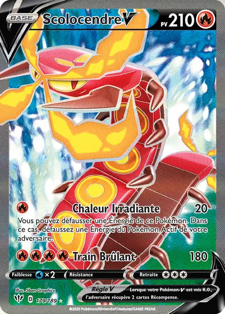 Scolocendre V Full art - Ténèbres Embrasées -179/189