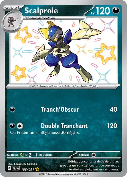 Scalproie Cornebre shiny- Destinées de Paldea - 186/091