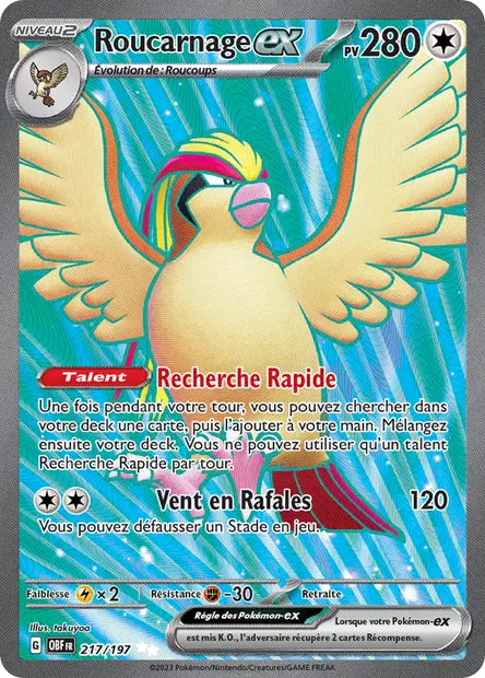 Roucarnage Full art -Flammes Obsidiennes - 217/197