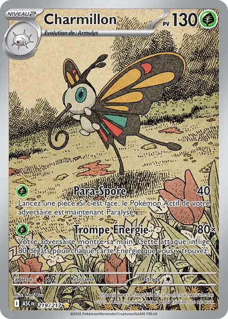 Charmillon IR - Héros Transcendants - 219/217