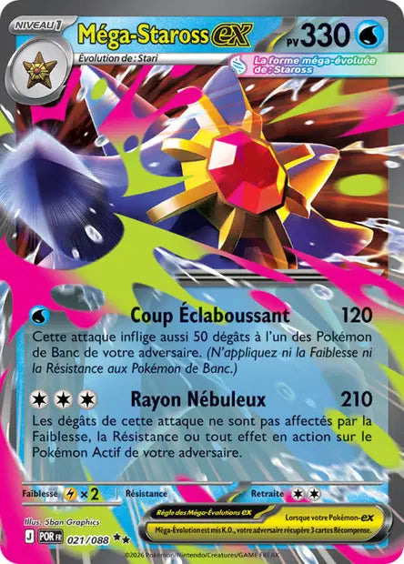 Mega Staross Ex - Equilibre Parfait - 021/088