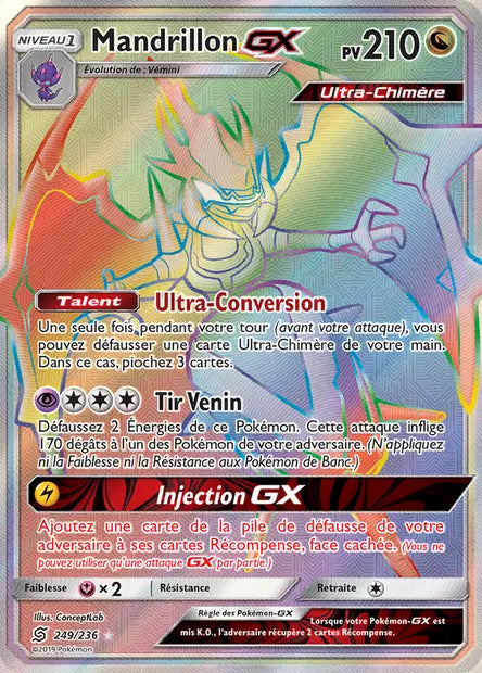 Mandrillon Gx Rainbow - Harmonie Des Esprits - 249/236