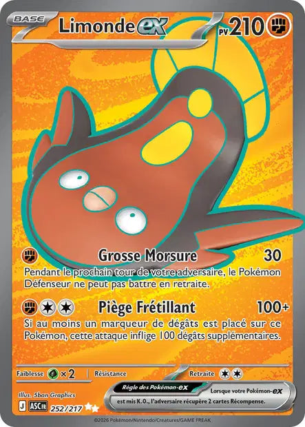 Limonde Ex Full art - Héros Transcendants - 252/217