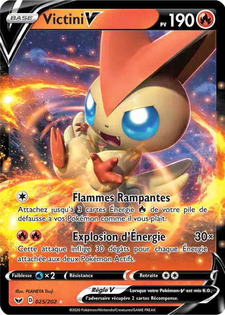 Victini V - Epée et Bouclier - 025/202