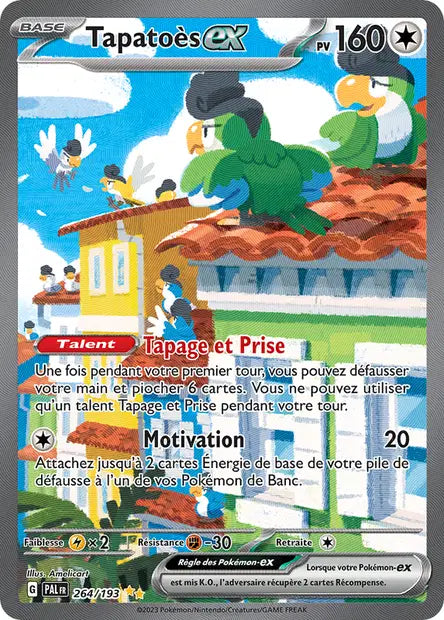 Tapatoes Ex Alternative -Evolution à Paldea - 264/193
