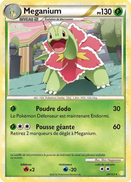 Meganium Holo - Heartgold Soulsilver - 26/123