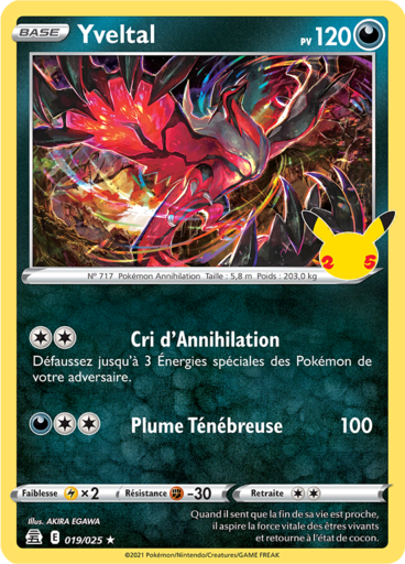 Yveltal Holo - Célébration - 019/025