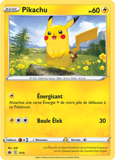 Pikachu holo - Mac Donald 2022- 7/15