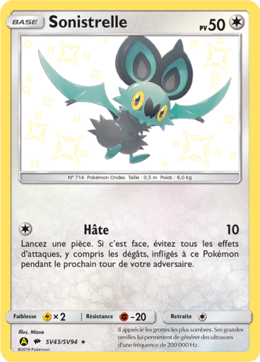 Sonistrelle Shiny - Destinée Occulte - SV43/SV94