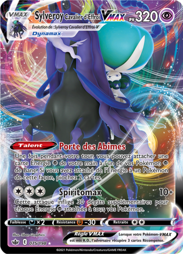 Sylveroy Cavalier d Effroi Vmax - Règne de glace - 075/198
