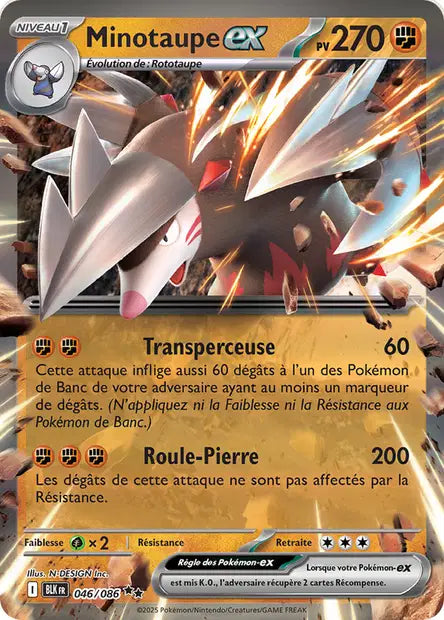 Minotaupe Ex - Foudre Noire - 046/086