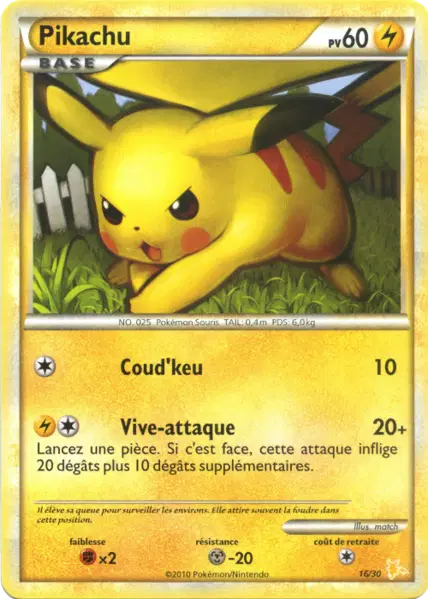 Pikachu - Deck Raichu - 16/30