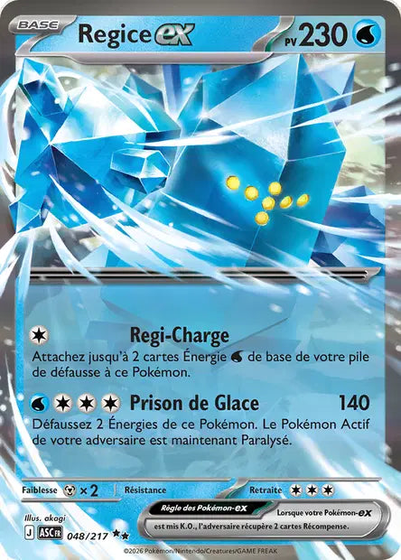 Regice Ex - Héros Transcendants - 048/217