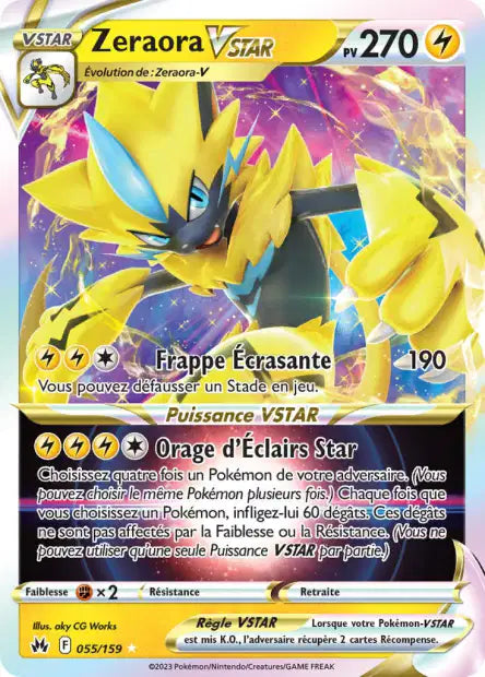 Zeraoraz V star - Zenith suprême - 55/159