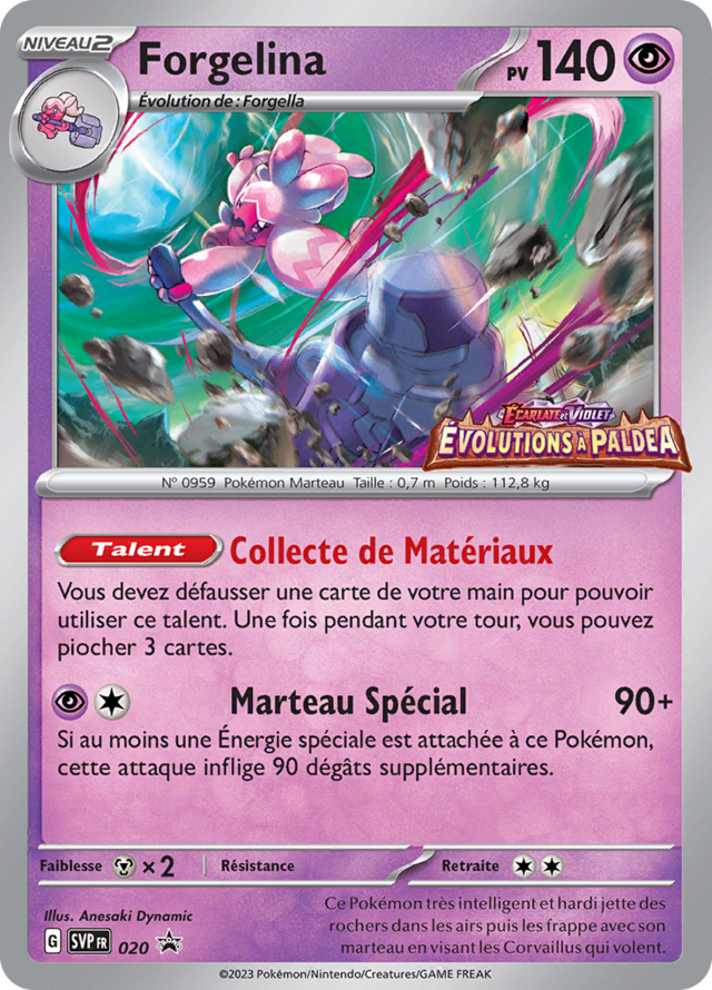 Forgelina Holo - Promo Stamp Evolution à Paldea - SVP020