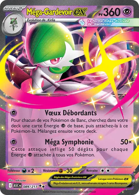 Mega Gardevoir Ex - Héros Transcendants - 089/217