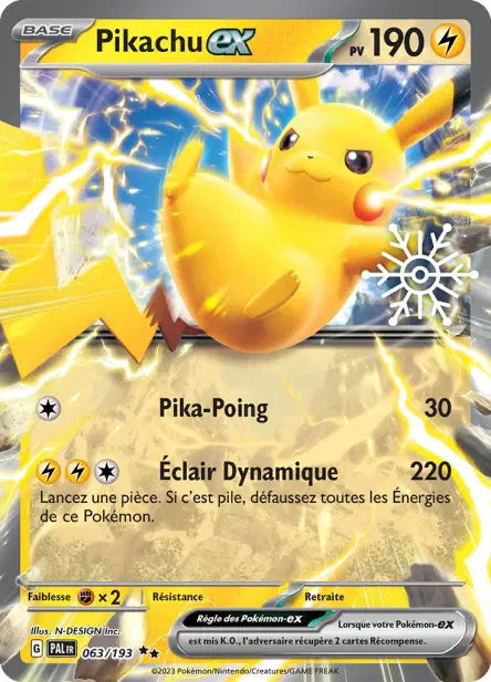 Pikachu Ex - Evolution a Paldea Calendrier - 063/193