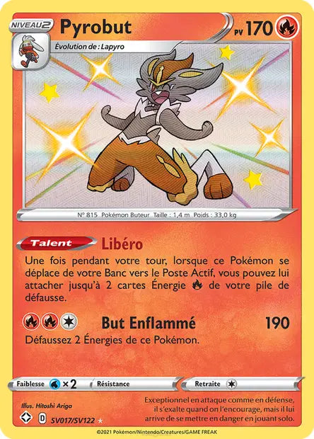 Pyrobut Shiny - Destinées Radieuses - SV017/SV122