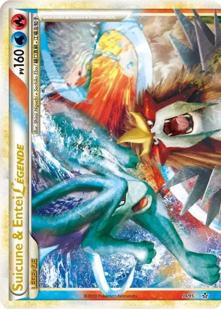 Entei & Raikou Légende - Dechainement - 90/95