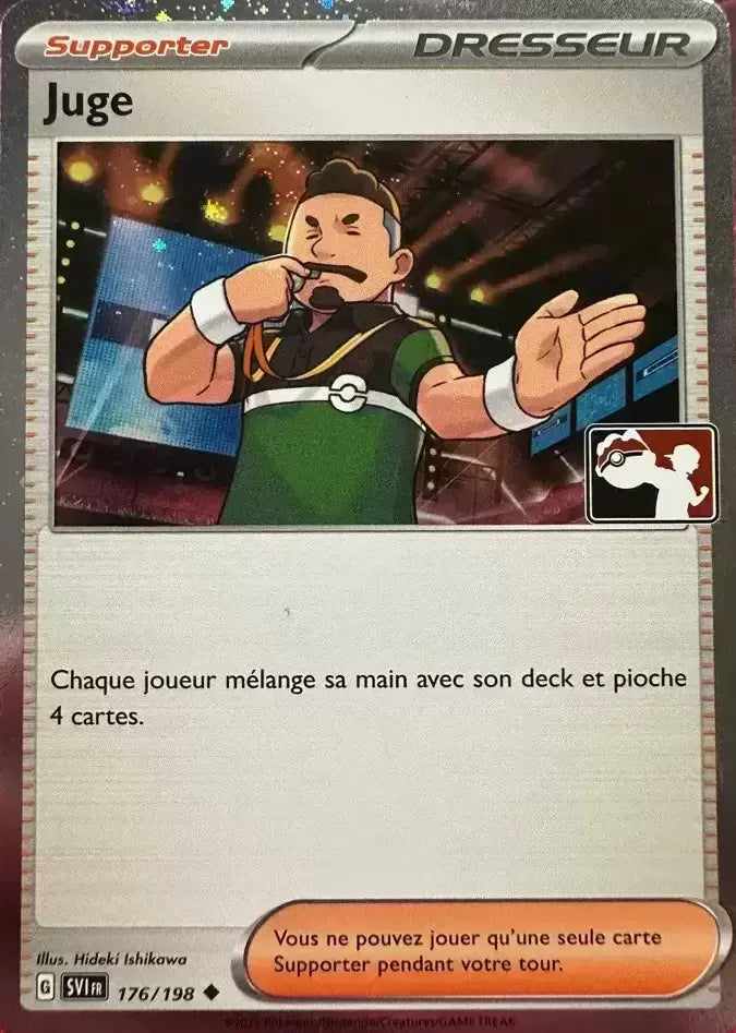 Juge Holo - Ecarlate Et Violet Play Pokemon- 176/198