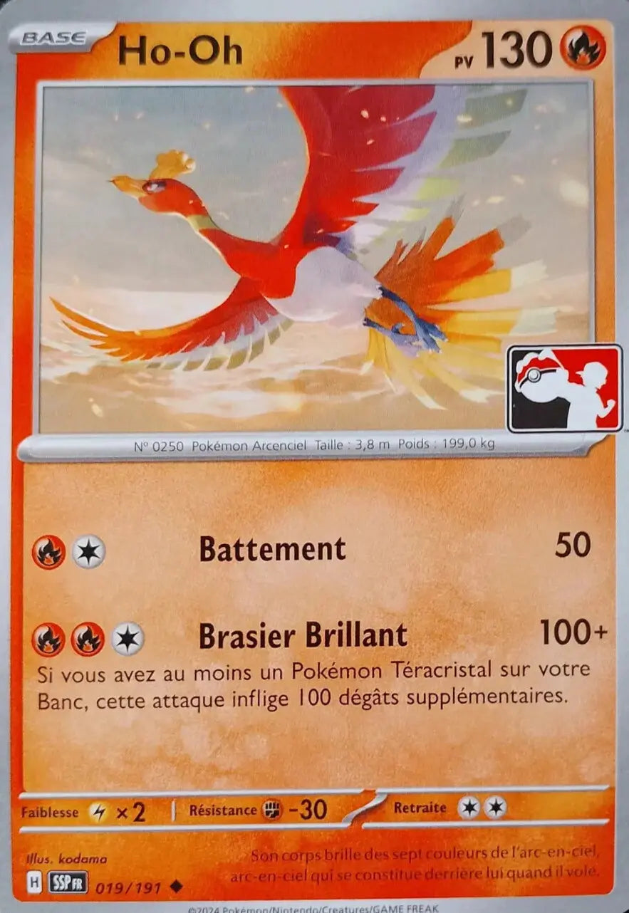 Ho oh - Étincelle Déferlante Play Pokemon- 019/191