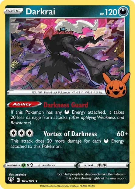 Darkrai Holo - Trick or trade 2022 - 105/189