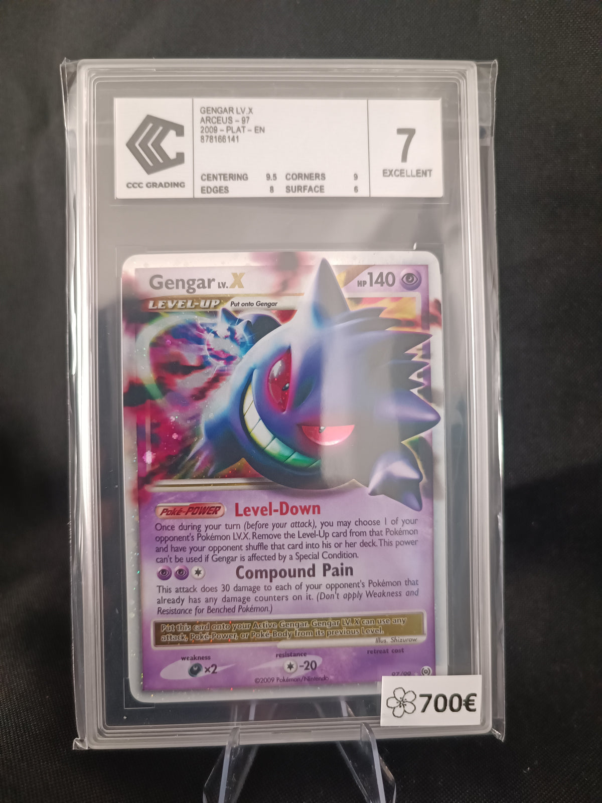 Ectoplasma Niv X CCC 7 - Platine Arceus - 97/99