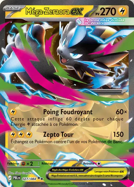 Mega Zeraora Ex - Nuit Noire - 027/084