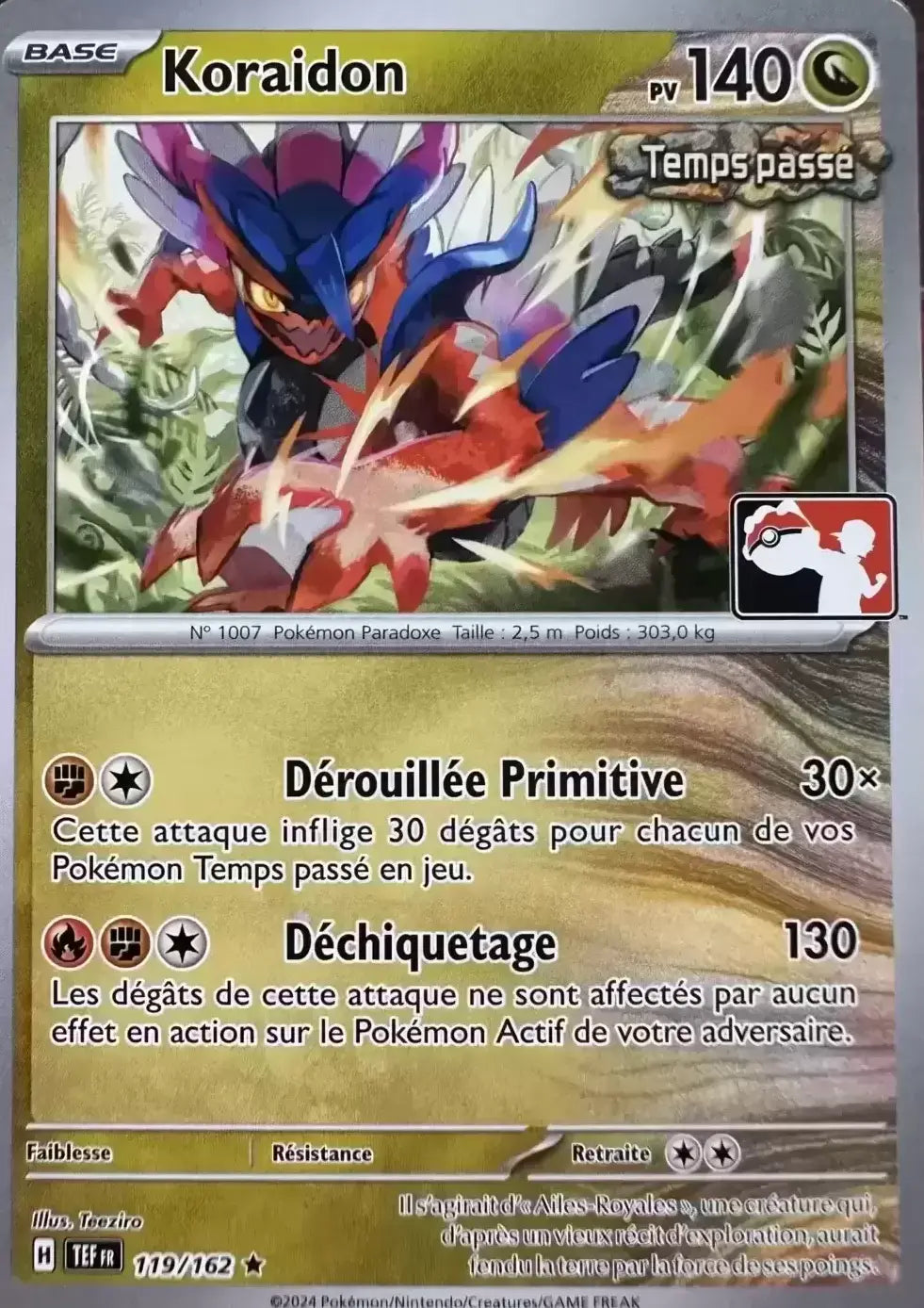 Koraidon - Force temporelle Play Pokemon-