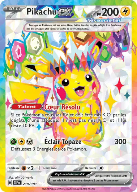 Etincelle Ex Full art - Etincelles Déferlantes - 219/191