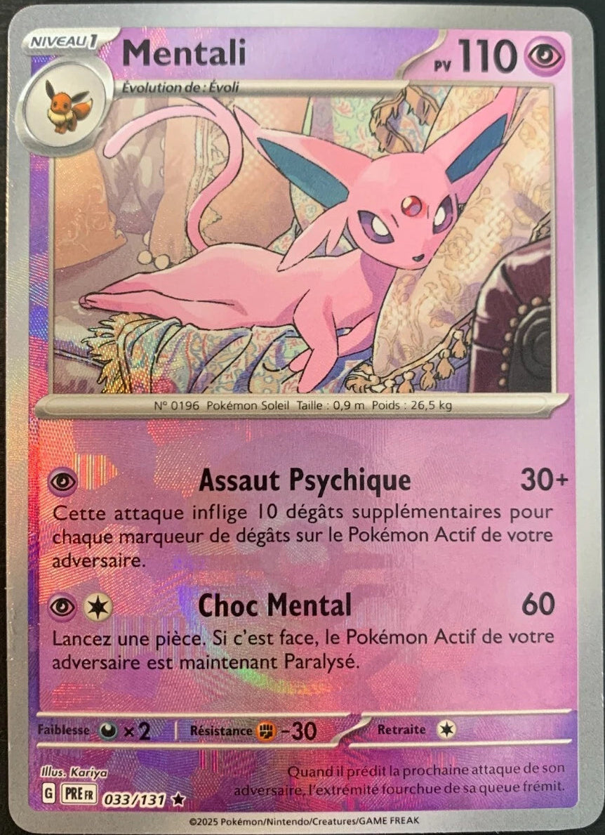 Mentali Pokeball -Evolutions Prismatiques - 033/131